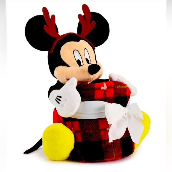NWTS -Mickey Mouse pillow buddy and blanket set brand new set - Picture 4 of 5